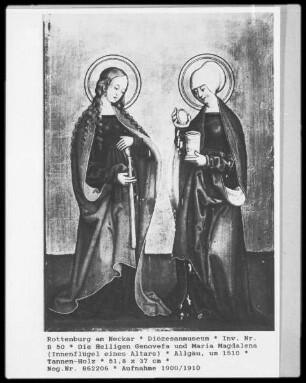 Die Heiligen Genovefa und Maria Magdalena