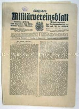 Mitteilungsblatt des Sächsischen Militär-Vereins-Bundes