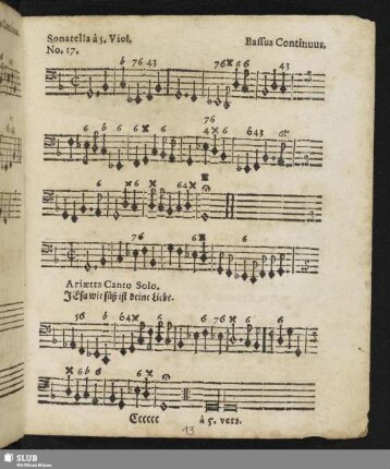 17. Jesu wie süß ist deine Liebe