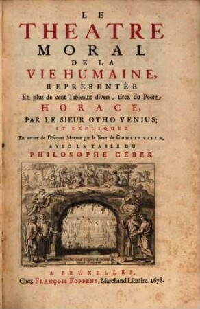 Le Theatre morale de la vie humaine : representée en plus 100 tableaux divers