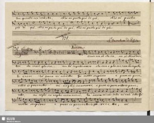 732. Cavatina: Amor non sò che sia / Paisiello, G.