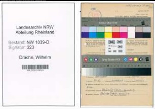 Entnazifizierung Wilhelm Drache , geb. 29.04.1894 (Polizeimeister)