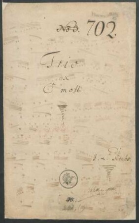Trios; org; c-Moll; Krebs-WV 437