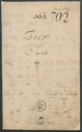 Trios; org; c-Moll; Krebs-WV 437