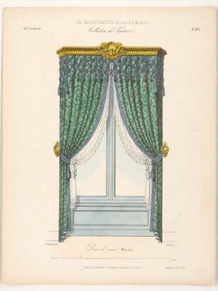 "Décor de Croisée. Bois doré.", aus: Le Garde-meuble