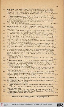 Philosophie (Nr. 334 - 364)