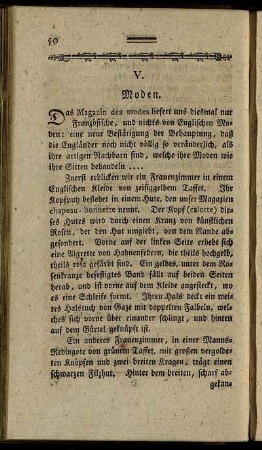 V. Moden - VII. Anekdote
