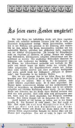 "Es seien euere Lenden umgürtet".