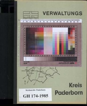 Verwaltungsbericht des Kreises Paderborn 1984 / 1985