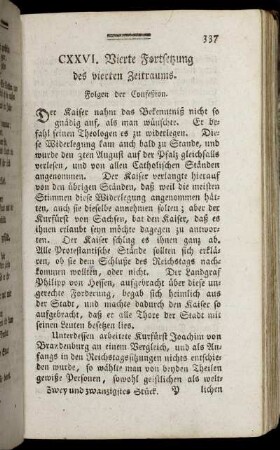 CXXVI. Vierte Fortsetzung des vierten Zeitraums - CXXX. Griselde
