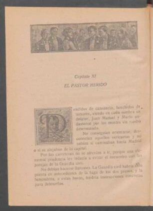 Capítulo XI - El pastor herido
