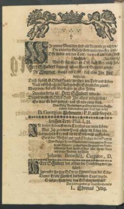 Leichen Text/ Phil. I, 21.