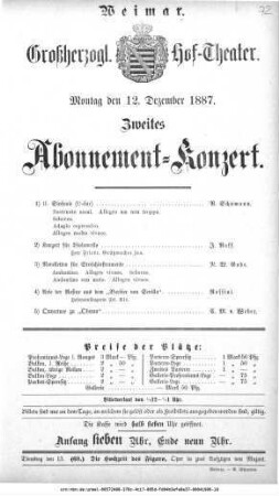 Abonnement=Konzert