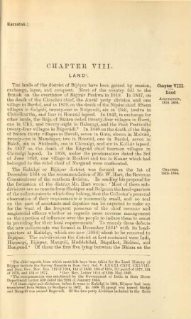 Chapter VIII. Land