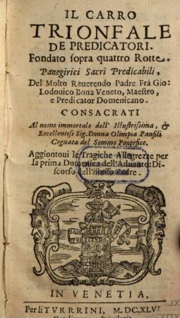 Il Carro trionfale de Predicatori