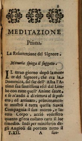 La passione del Signore, 12. Considerata nella resurrezione, e per tutto l'euo