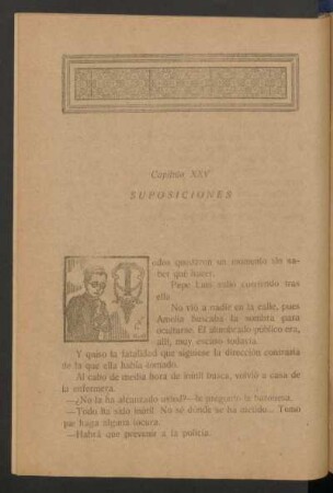 Capítulo XXV - Suposiciones