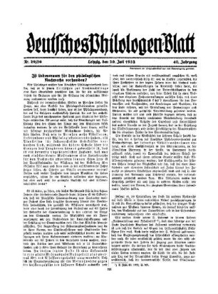 Ist Lebensraum für den philologischen Nachwuchs vorhanden?