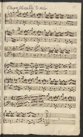Allegro scherzando; cemb; B-Dur