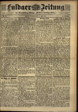 Ausgabe vom Donnerstag, den 19. Juli 1900.