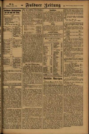 Zweite Ausgabe vom Freitag, den 09. März 1923.