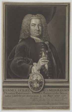 Bildnis des Guilielmus Weinmannus