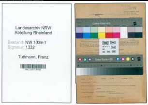 Entnazifizierung Franz Tuttmann , geb. 30.01.1922 (Chemiearbeiter)