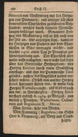 Von Fersen, siehe von Versen - Von Flemming (Jacob Heinrich)