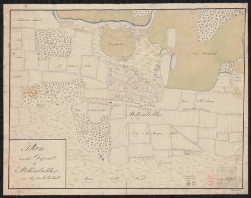 Plan von der Gegend bey Stökendrebber im Amte Neustadt (in Hannover)