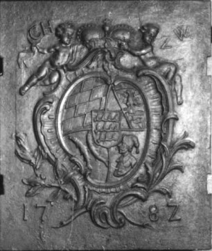Ofenplatte mit Württembergischen Wappen