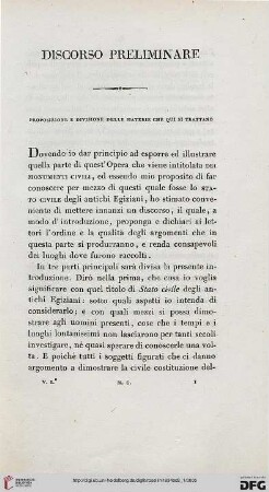 Discorso preliminare