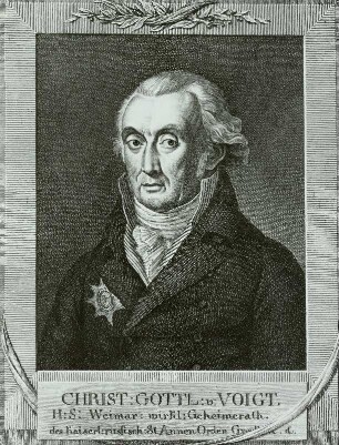 Bildnis des Weimarischen Finanzministers und Kammerpräsidenten Christian Gottlob von Voigt