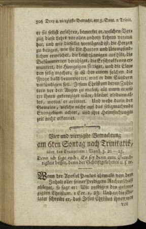 Vier und vierzigste Betrachtung am 6ten Sontag nach Trinitatis, [...]
