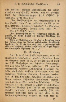 E. Verjährung