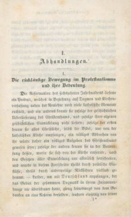 3-56 Die rückläufige Bewegung im Protestantismus und ihre Bedeutung