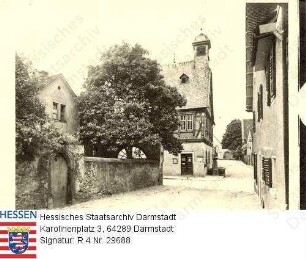 Seeheim an der Bergstraße, Rathaus / Seitenansicht