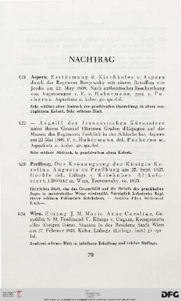 Nachtrag (Nr. 621-628)