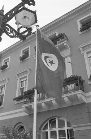 Flaggenkammer der Stadt Karlsruhe im Bauhof des städtischen Hochbauamts