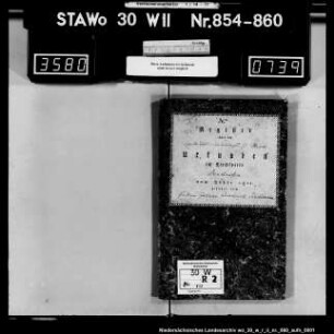 Zivilstandsregister Wendessen (Kanton Wolfenbüttel)