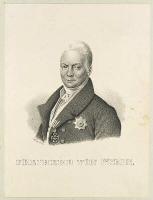 Bildnis des Freiherr von Stein