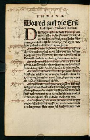 LXXXIv-LXXXVIv, Die erst Epistel sanct Pauli an Timotheon.