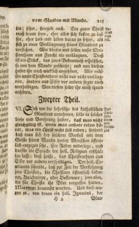 115-121, Zweyter Theil