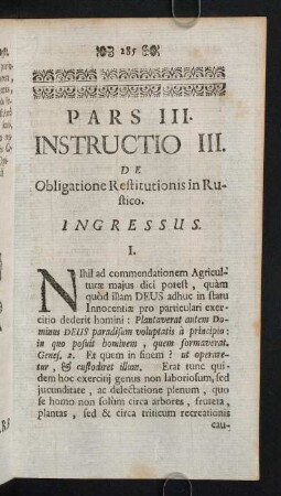 285-292, De Obligatione Restitutionis in Rustico