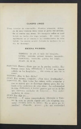Cuadro único
