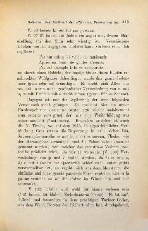 Zur Textkritik der altfranzösischen Bearbeitung des I. Buches der Machabäer