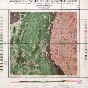 [5540] Falkenstein, Geologische Specialkarte des Königreichs Sachsen