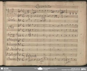 Quartetto: "Se un Signor vi da la mano"