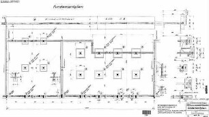 Bietigheim-Bissingen: Empfangsgebäude Fundamentplan 2.Bauabschnitt
