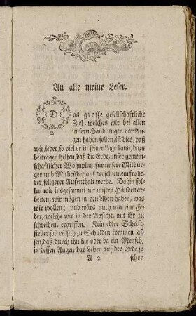 An alle meine Leser