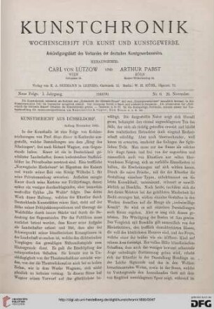 Heft 6 (21. November 1889)